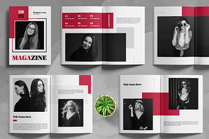 Fashion Magazine Template Layout, a Magazine Template by ContestDesign
