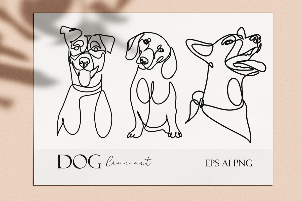 30 Dogs line art. Dog breeds, an Animal Illustration by velychko.ua (Photo 2 of 5)