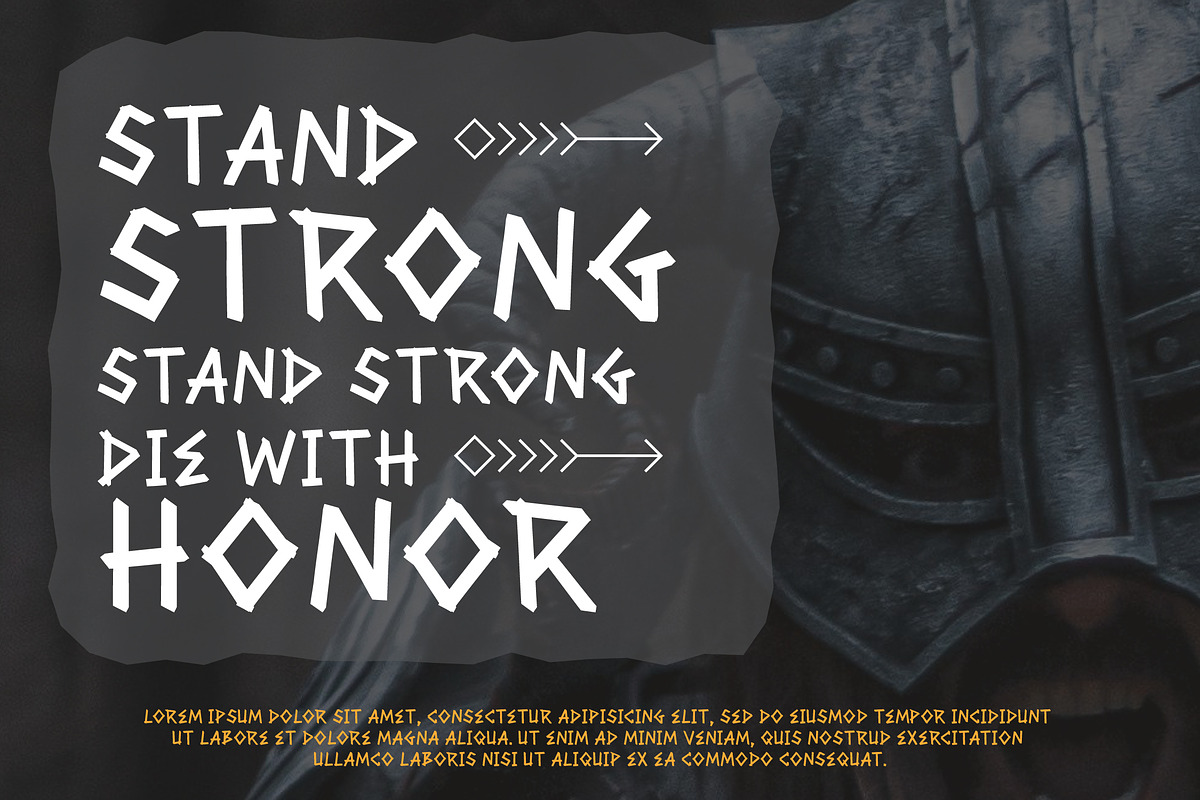 Ragnarun - Display Font, a Font by Mily Studio (Photo 9 of 10)