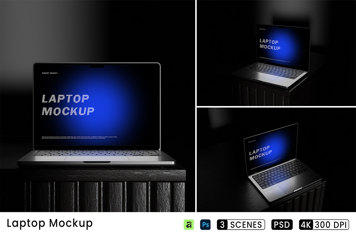 Laptop Mockup, a Mac Mockup by Farabion Studio (Photo 1 of 4)
