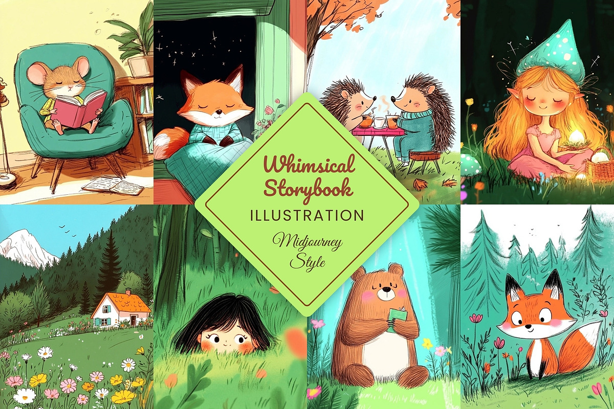 Whimsical Storybook Illustration, an Animal Illustration by Artimind Studio (Photo 1 of 9)