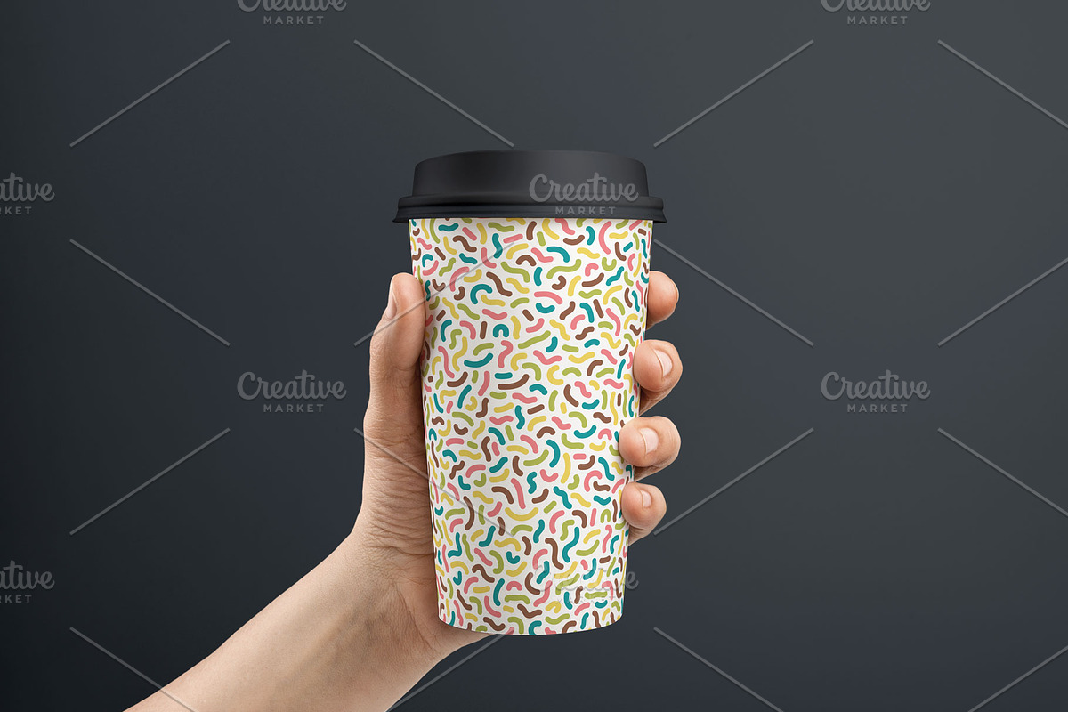 Minimal color seamles patterns set, a Pattern Graphic by ExpressShop (Photo 7 of 7)