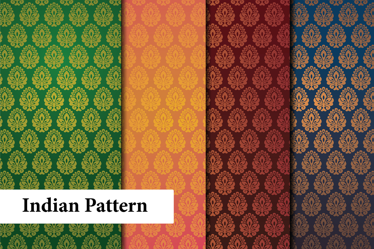 Seamless Indian Patterns Set of 75+, a Pattern Graphic by ThePhoton (Photo 11 of 17)