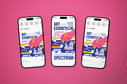 Art Exhibition Event Flyer Set, a Flyer Template by The Good Store (Thumbnail 2 of 2)