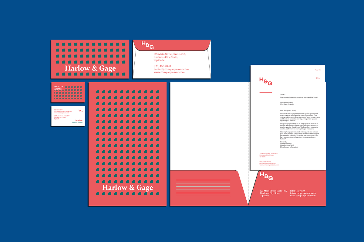 Professional Branding Kit Template, a Stationery Template by Akreatipe (Photo 2 of 7)