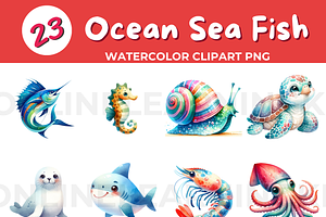 Marine, Ocean, Sea Fish, Underwater, an Education Illustration by John_Walker
