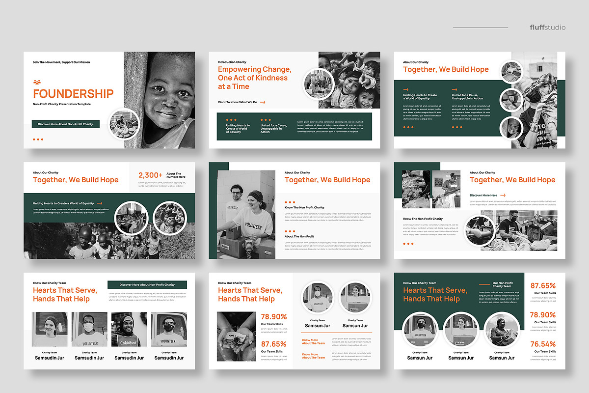 Non-Profit & Charity Keynote, a Presentation Template by fluffstudio (Photo 2 of 4)