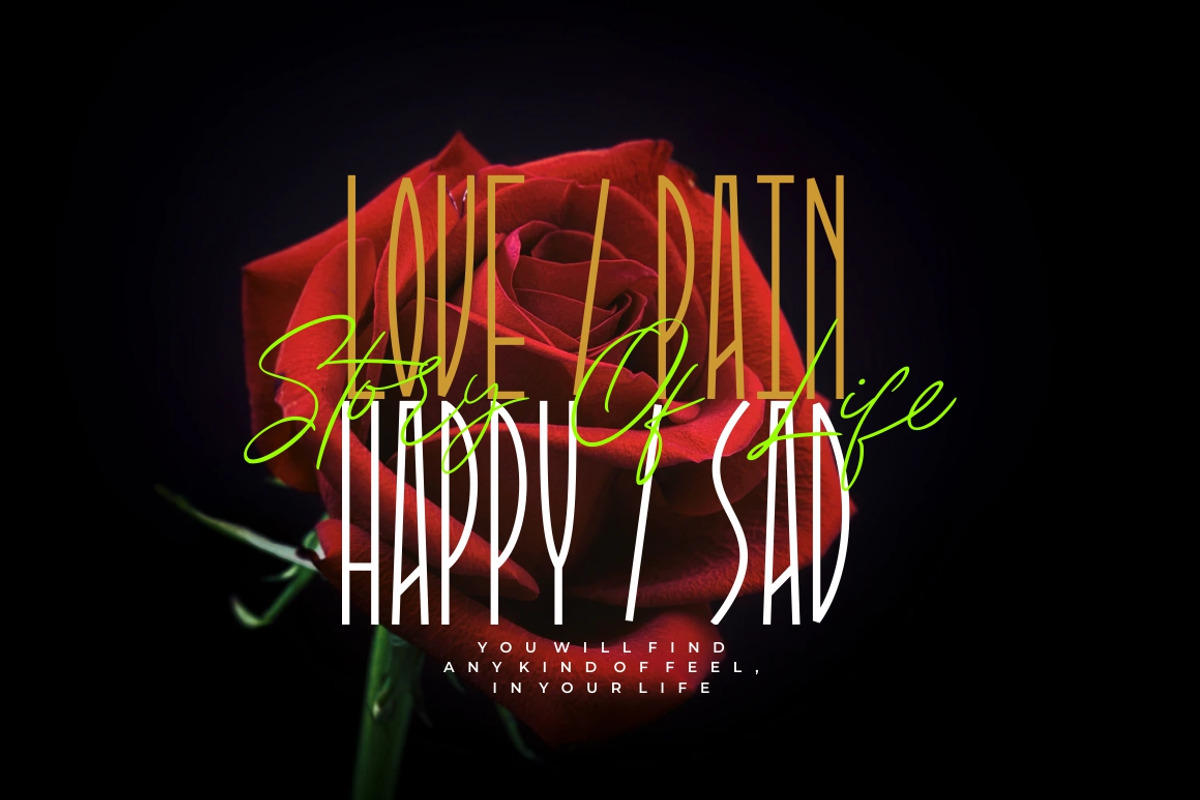 Attaira - Display & Signature Font preview 6