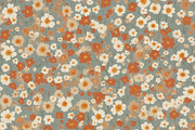 42 Retro Floral Checkerboard Pattern, a Pattern Graphic by adenpinkstore (Thumbnail 6 of 11)