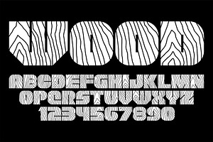 Wood Font