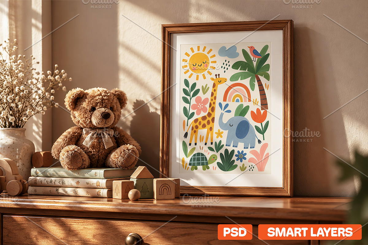 Little Maison - Photo Frame Mockup, a Household Mockup by MockupShelf (Photo 4 of 11)