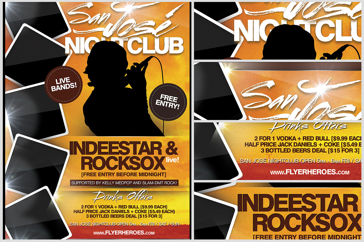 San Jose Flyer Template, a Flyer Template by FlyerHeroes (Photo 4 of 4)