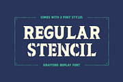 KRAFTONS - Vintage Handdrawn Display, a Serif Font by Cruizy & Co (Thumbnail 3 of 11)