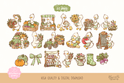 Farmer's Market Goose Clipart, an Animal Illustration by Blumensdiary (Thumbnail 2 of 6)