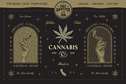 Cannabis & Hand vintage illustration, a Healthcare Illustration by Fat Hamster (Thumbnail 2 of 16)