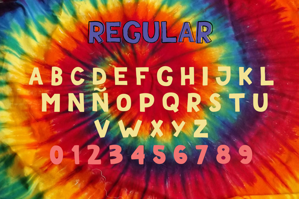 Teen Summer - Layered font + Clipart, a Font by arausidp (Photo 2 of 7)