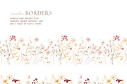 Autumn Watercolor Wildflowers, a Decorative Illustration by Altea Design Studio (Thumbnail 9 of 11)