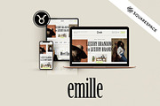 Emille Squarespace Website Template, a Squarespace Template by The Humanista Co. (Thumbnail 1 of 17)