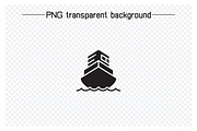 Sailing Boat and Ship Icons, a Transportation Illustration by Designfour (Thumbnail 4 of 7)