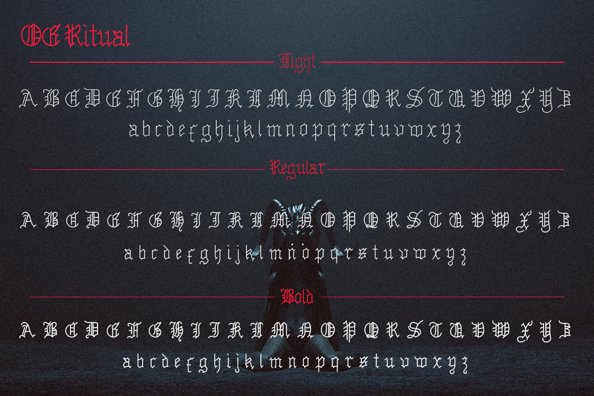 Olde English Ritual, a Font by Inkwell Supply Co (Photo 2 of 7)