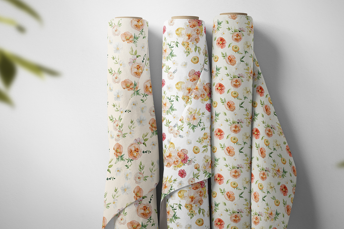 NEW! SUMMER MOOD - watercolor set, a Seasonal Illustration by Youksy (Photo 10 of 14)