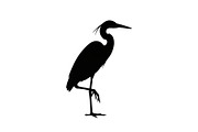 50 Heron Crane Silhouette Bundle, an Illustration by Amazin_art (Thumbnail 26 of 39)