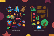 Playtime - Kids Clip Art Set, an Animal Illustration by Wingsart Studio (Thumbnail 2 of 6)