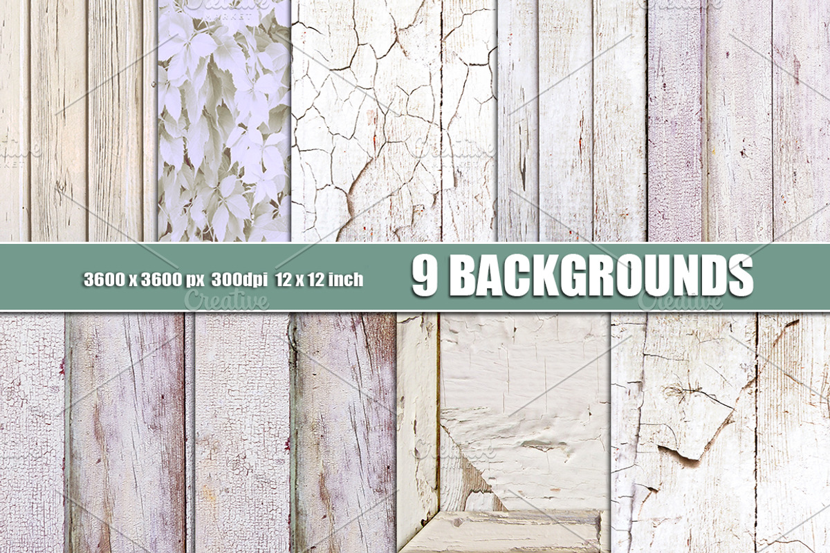 WHITE WOOD WALL TEXTURE OVERLAYS, a Texture Graphic by Area (Photo 1 of 4)
