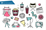 CINEMA, an Object Illustration by Shmakova Art (Thumbnail 2 of 9)