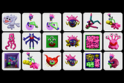 Clownify - 3D Shapes and Figure Pack, an Object Graphic by Dirtybarn (Thumbnail 5 of 8)