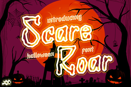 Scare Roar - Halloween Horror Font, a Script Font by NTC Graphic