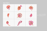 Bohemian Chintz, HandMade Watercolor, a Pattern Graphic by TSTUDIO (Thumbnail 4 of 11)