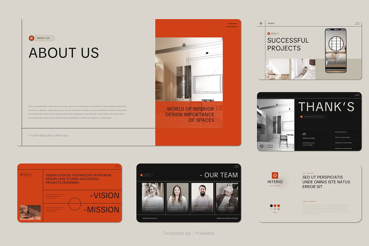 Interior Design PowerPoint preview 5