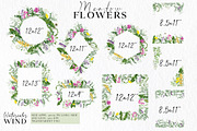 Wild floral clipart meadow flowers, an Illustration by Ksenia Shmakova (Thumbnail 5 of 11)