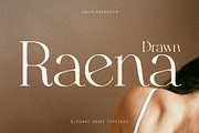 Raena Drawn, a Serif Font by Craft Supply Co. (Thumbnail 1 of 8)
