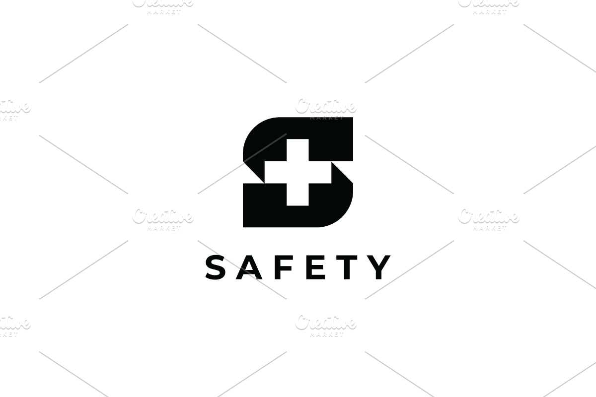 Safety Letter S Plus Positive Logo, a Branding & Logo Template by yopie (Photo 3 of 3)