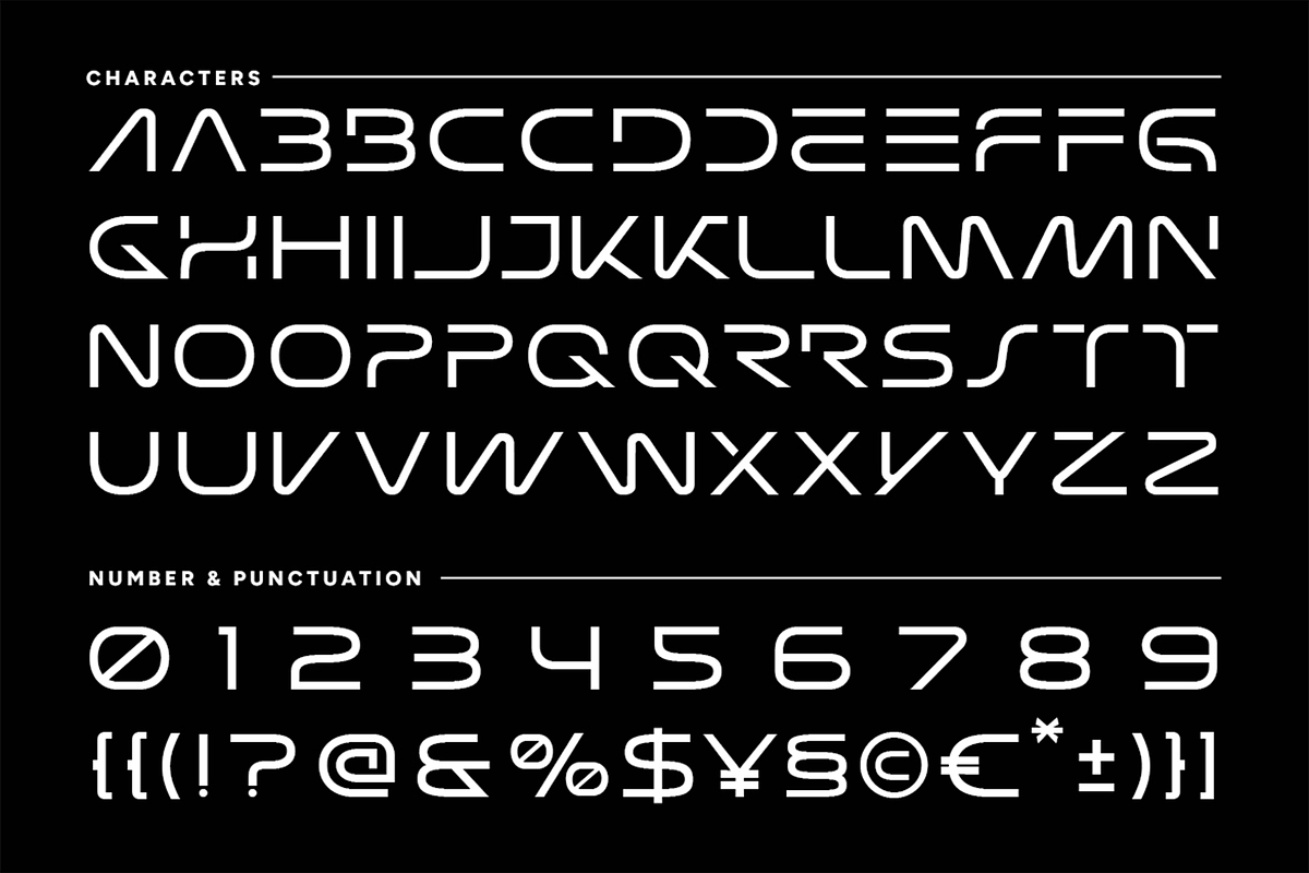 Psionic - Futuristic Font, a Sans Serif Font by Pekotype (Photo 13 of 15)