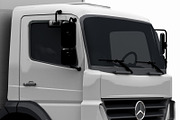 Commercial Truck Mercedes, a Cars & Vehicle 3D Model by Mechanik (Thumbnail 5 of 17)