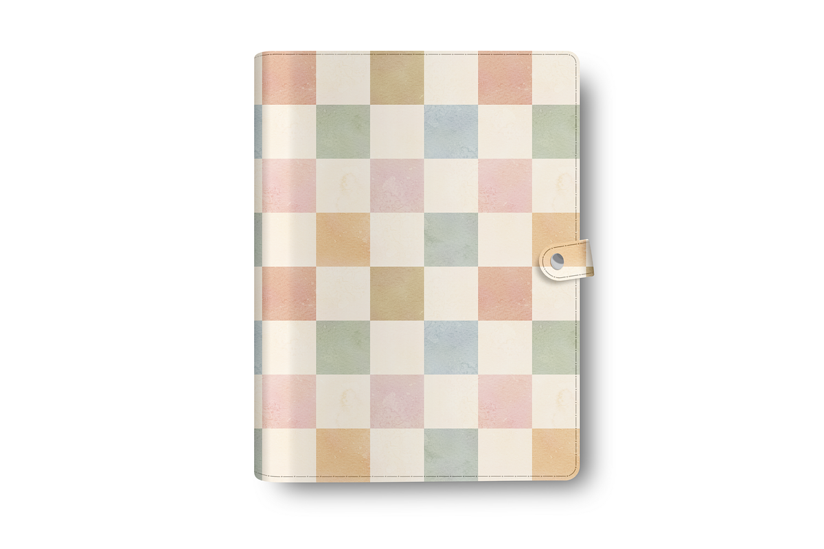 Earthy Boho Checkered Grid Pattern, a Pattern Graphic by OwlAndFern (Photo 4 of 13)