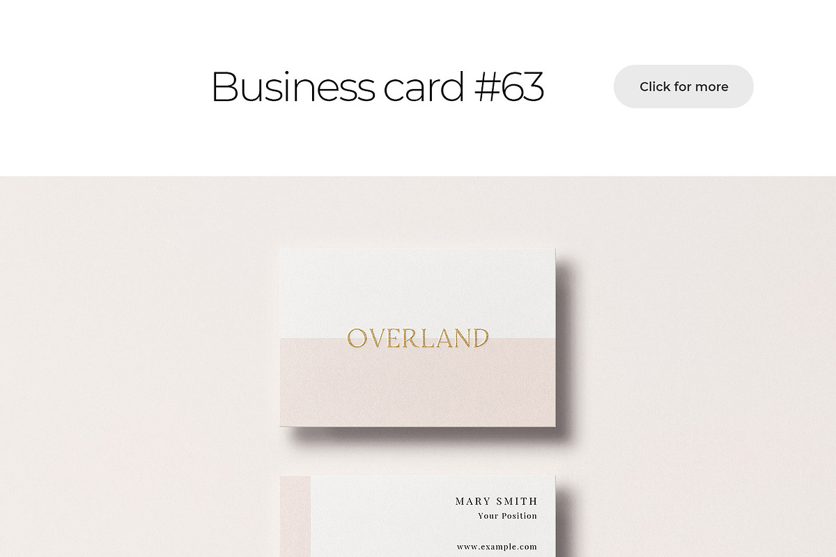 Business Card Mockup Template Bundle, a Business Card Template by PrintPixel (Photo 42 of 104)