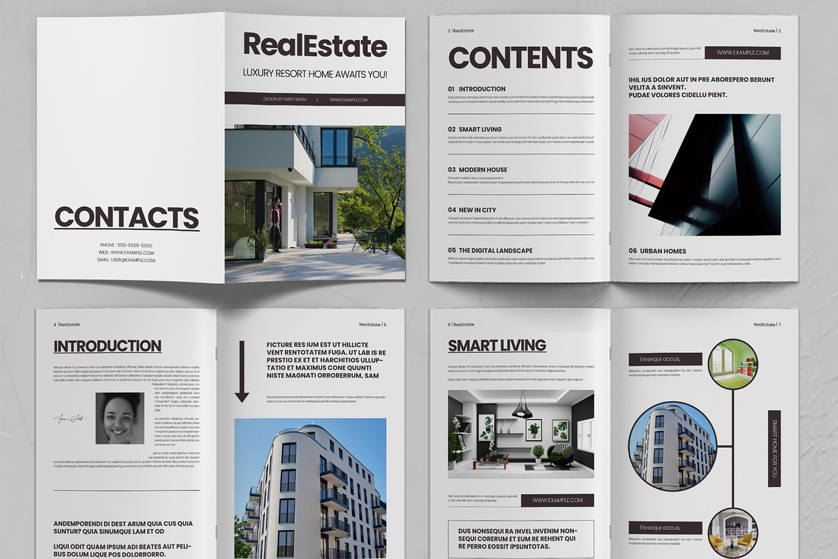 Real Estate Brochure Template, a Brochure Template by ContestDesign (Photo 2 of 3)