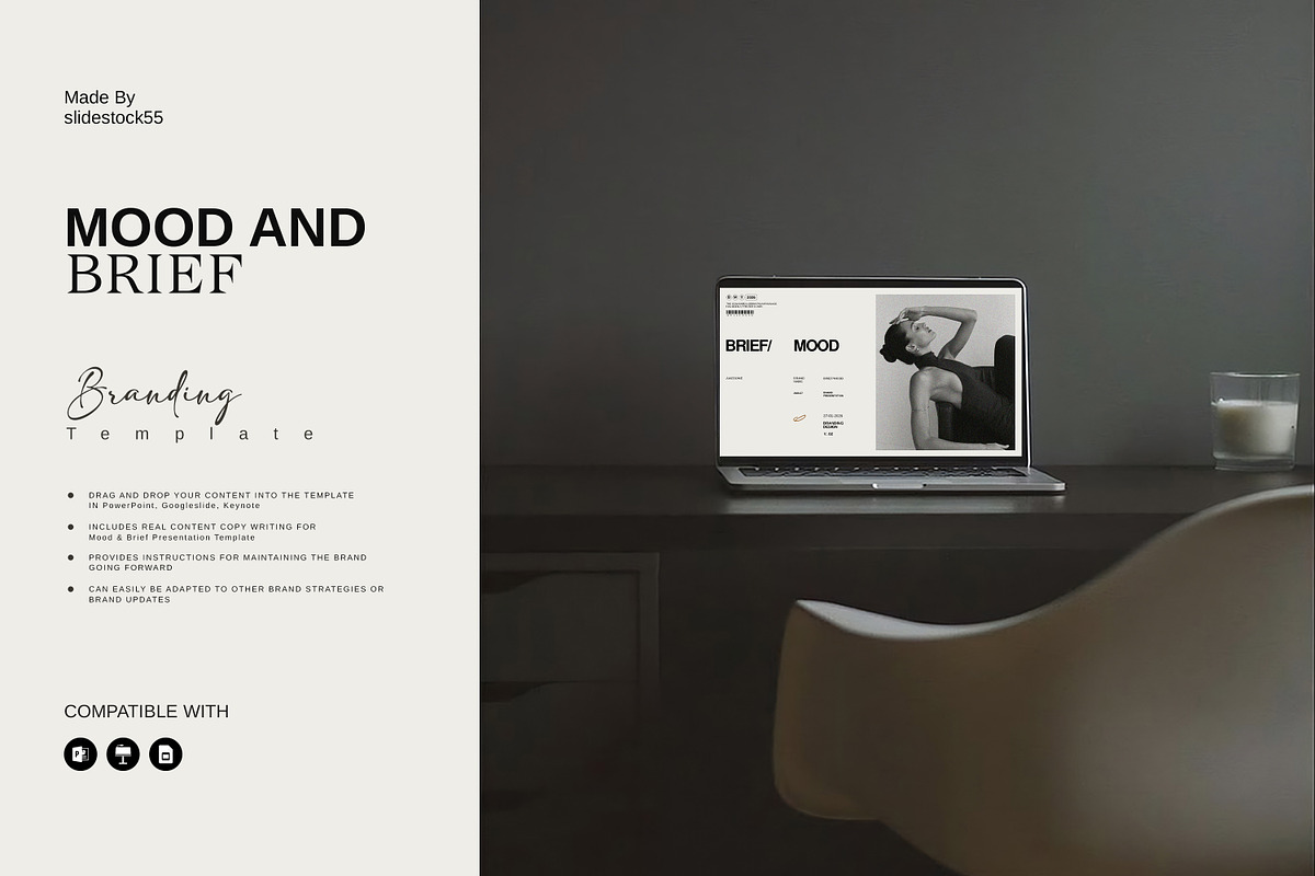 Mood And Brief Template, a Presentation Template by slidestock55 (Photo 2 of 10)