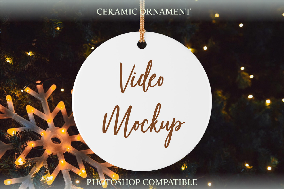 Ceramic Ornament Video Mockup, a Cups & Container Mockup by MockupsBox (Photo 2 of 5)