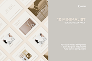 Minimalist Canva Template, a Social Media Template by Moodwave Studio (Thumbnail 1 of 9)
