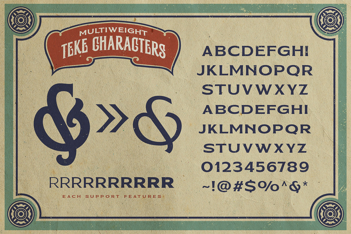 Three Horse Typeface, a Serif Font by alit design (Photo 4 of 20)