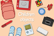 Objects from childhood, an Education Illustration by Yuelan (Thumbnail 1 of 2)