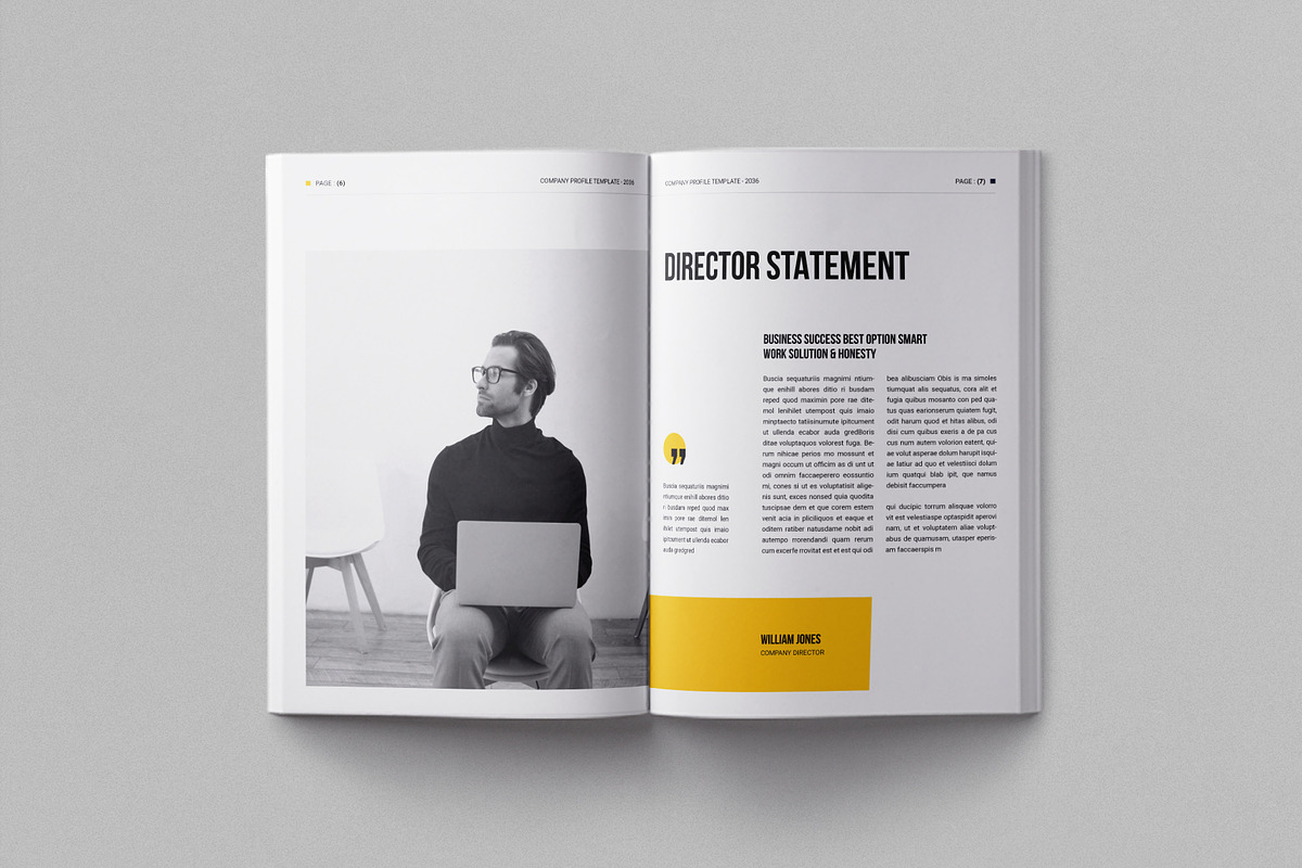 Company Profile - InDesign & Canva, a Brochure Template by Work-Envance (Photo 4 of 10)