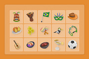 Brazil Carnival 3D Icon Set, a Work Illustration by twinstd (Thumbnail 6 of 6)