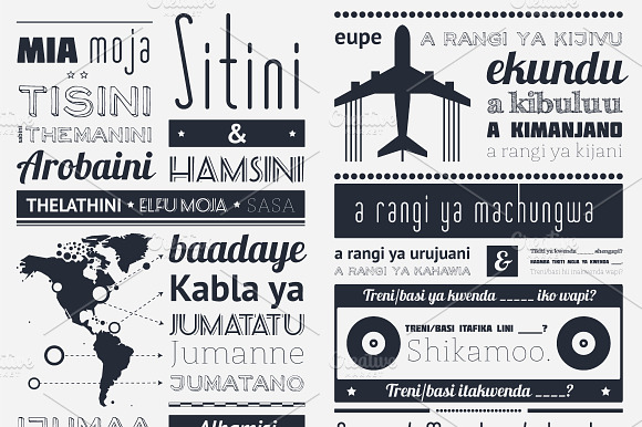 retro abstract background is text. preview 3