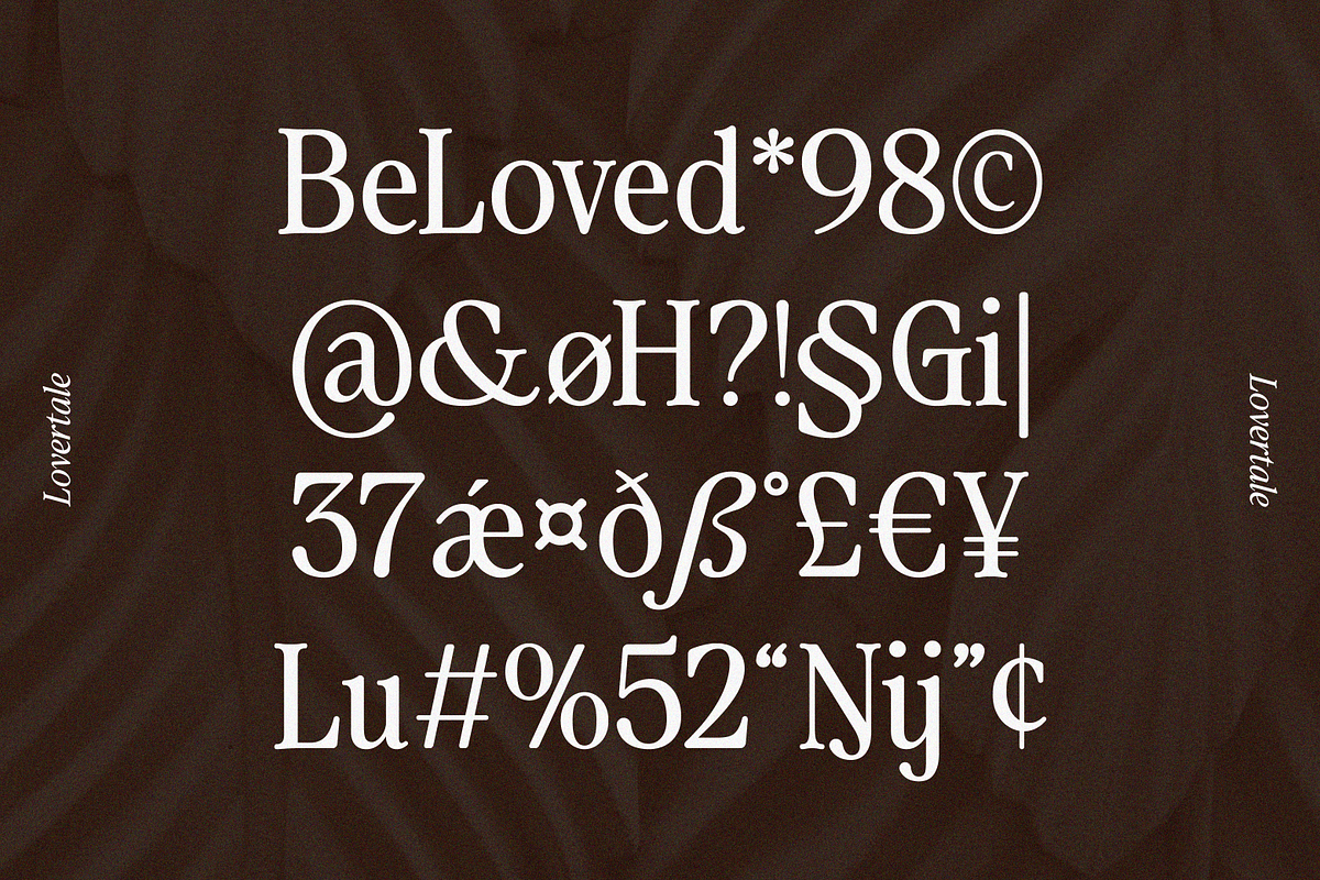SS Lovertale - Nostalgic Serif Font, a Serif Font by Typocracy Studio (Photo 6 of 20)